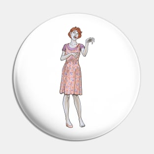 Molly the Zombie Pin