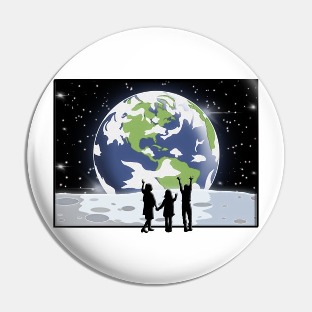 Earth Pin by Nerdpins