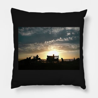 Watching the Sun Set Pillow