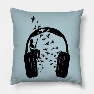 Headphone Bassoon Pillow