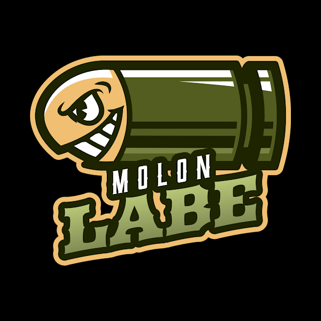 Smiling Bullet | Molon Labe by Mega Tee Store