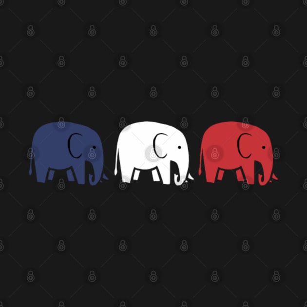 Cute Republican Elephants by 9 Turtles Project