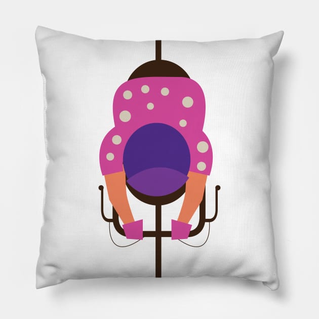 Cyclist Pillow by nickemporium1