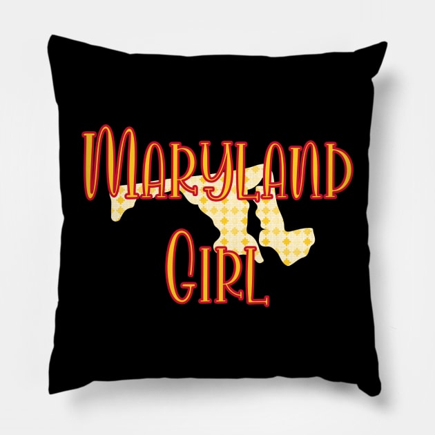 Maryland Girl Pillow by Flux+Finial