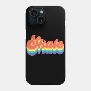 Skate The Rainbow Phone Case