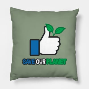 Save Our Planet Pillow