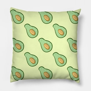 Avocado Diagonal Pattern Pillow