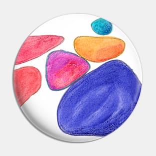 blue rock abstract Pin