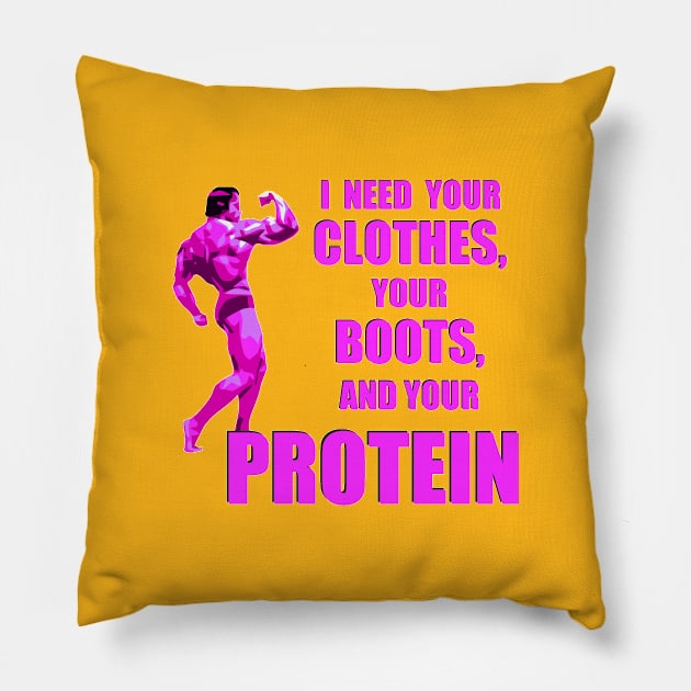 Fitness T800 Pillow by Spacecoincoin