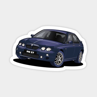 Royal Blue MG ZT Car Magnet