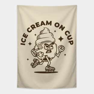 Ice Cream On Cup Tapestry