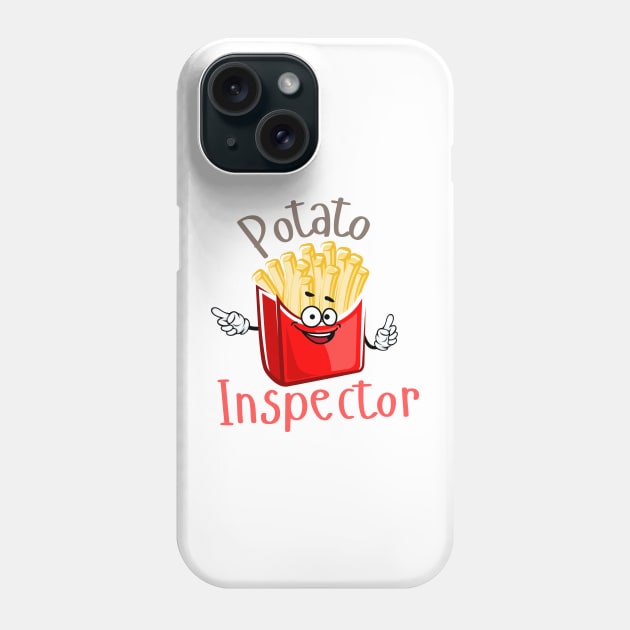 French Fries Potato Inspector Phone Case by casualism