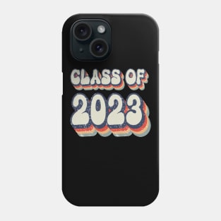Class of 2023 Graduate Vintage Style Font Phone Case