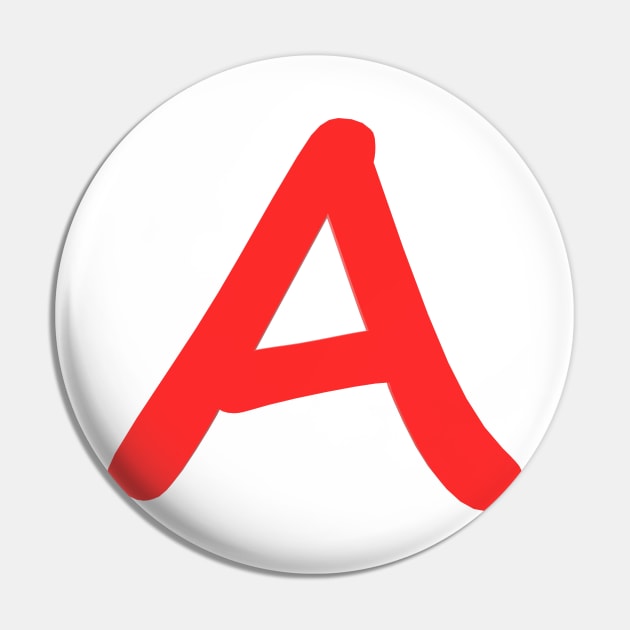 Letter A Pin by CDUS