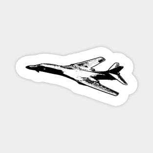 Rockwell B-1 Lancer - Black Design Magnet