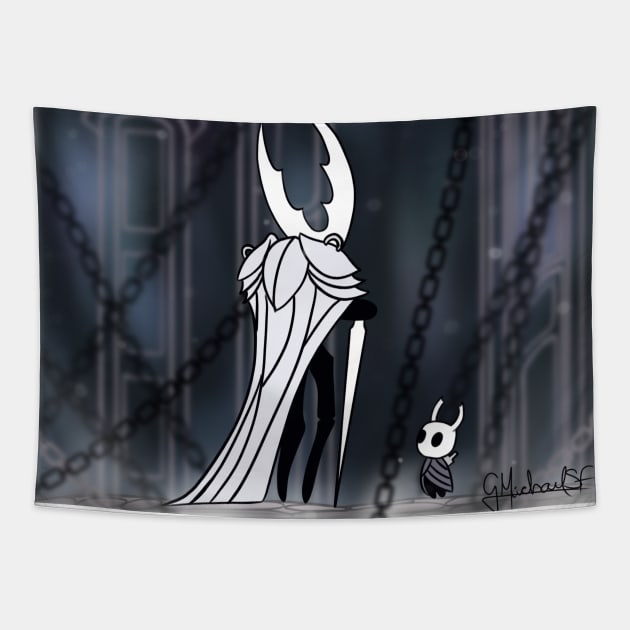 Hollow Knight, Pure Vessel (Fan Art) Tapestry by GMICHAELSF