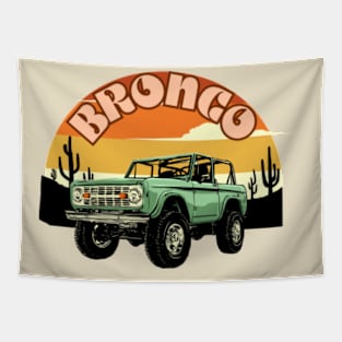 Retro Bronco Tapestry