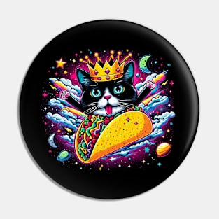 king cat galaxy funny Pin