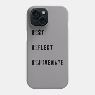 Rest, Recharge, Revive: Self-Care Delights for Mind and Machine Phone Case