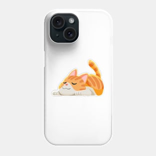 Cat Holic - Orange Cat Sleeping Phone Case