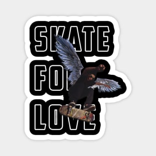 Skating angel Magnet