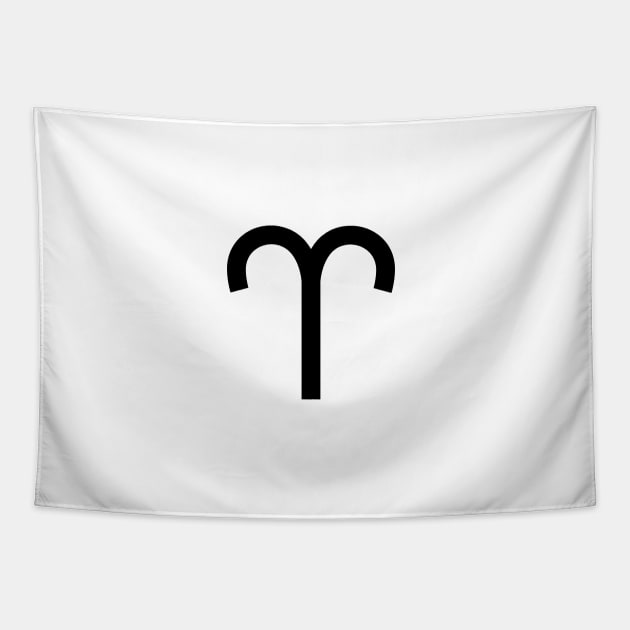 Aries zodiac sign Tapestry by SeverV