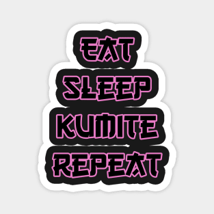 Eat Sleep Kumite Magnet