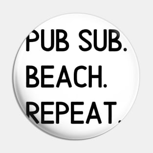 Pub Sub. Beach. Repeat. Pin