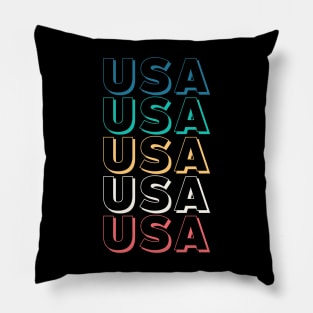 USA TRENDY ATHLETIC STYLE U.S.A INDEPENDENCE DAY 4TH JULY T Pillow