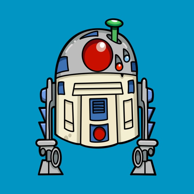 Vintage Droid by NikInked