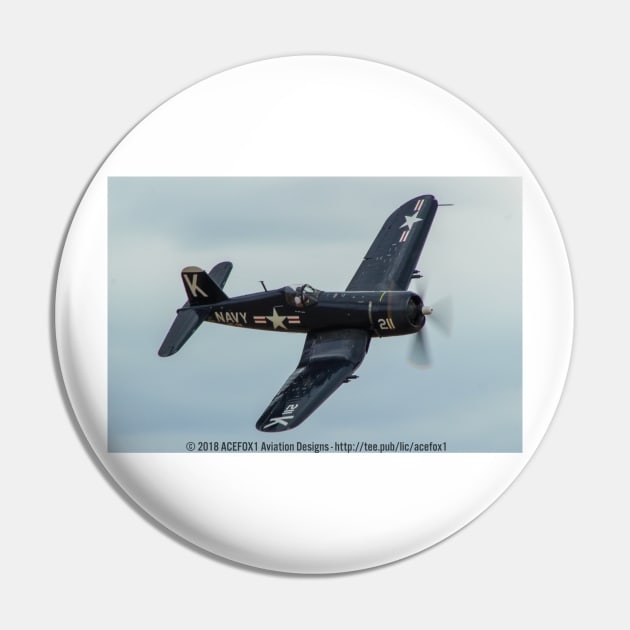 F4U-7 Corsair Fast-Pass Pin by acefox1