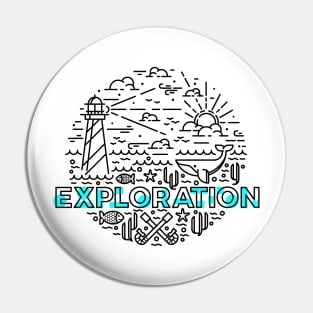 Exploration Overseas Pin