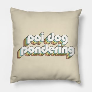 vintage color Poi Doh Pondering Pillow