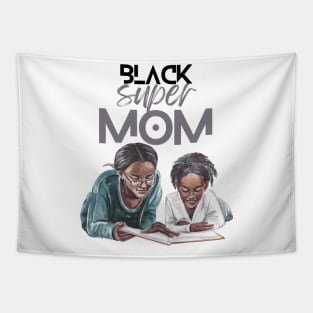 Black Super Mom Tapestry