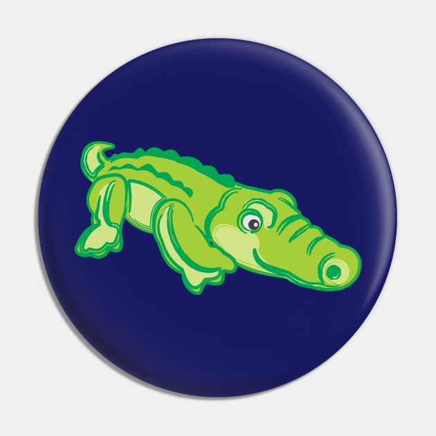 Baby Alligator Pin by evisionarts