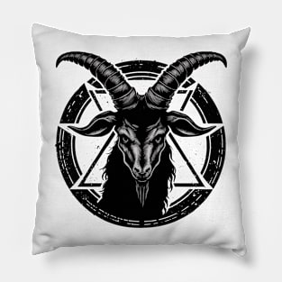 Satanic Goat Baphomet Pillow