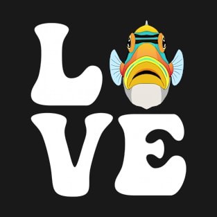 LOVE Humuhumunukunukuapua'a Hawaiian Reef Triggerfish T-Shirt