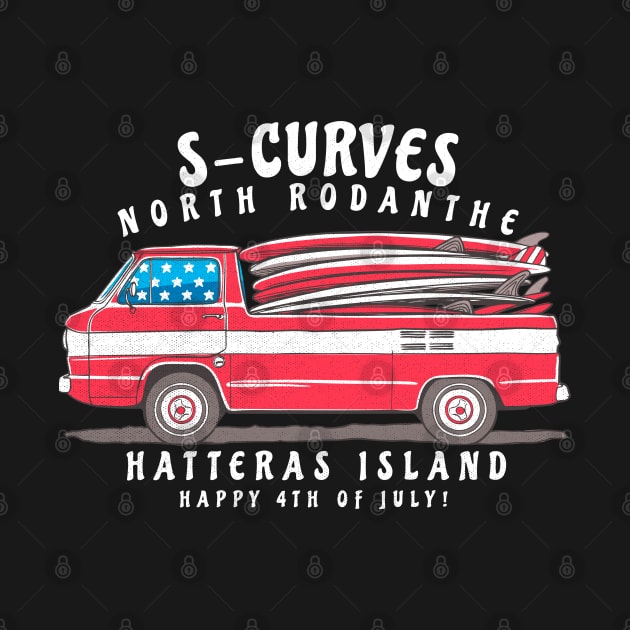 S-Curves Rodanthe, NC Summer Sunglasses on the Fourth by Contentarama