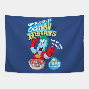 Oops! All Hearts Cereal Tapestry