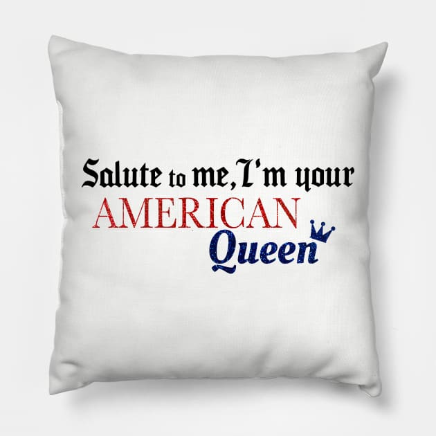 I'm Your American Queen Taylor Swift Pillow by Mint-Rose