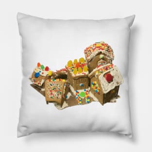 gingerbread houses Pillow