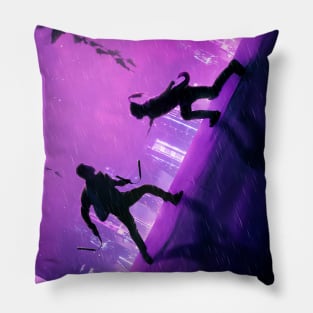 Action scene Pillow