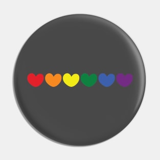 Rainbow pride flag Pin