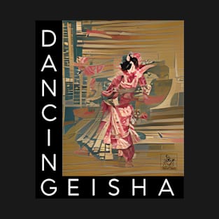 Dancing Geisha - AI created T-Shirt