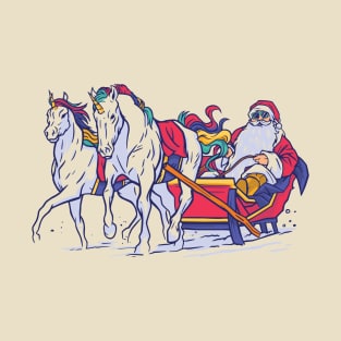 Unicorn Santa T-Shirt