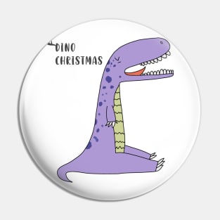Dino christmas Pin