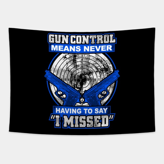 Anti Gun Control Gun Owners Shirt Tapestry by Kibria1991