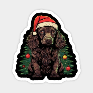 Boykin Spaniel Christmas Magnet