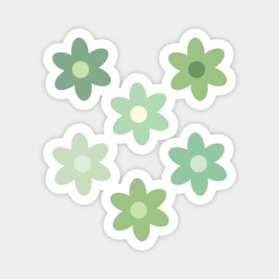 Green Flowers Magnet