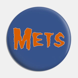 Mets Misfits Font Pin